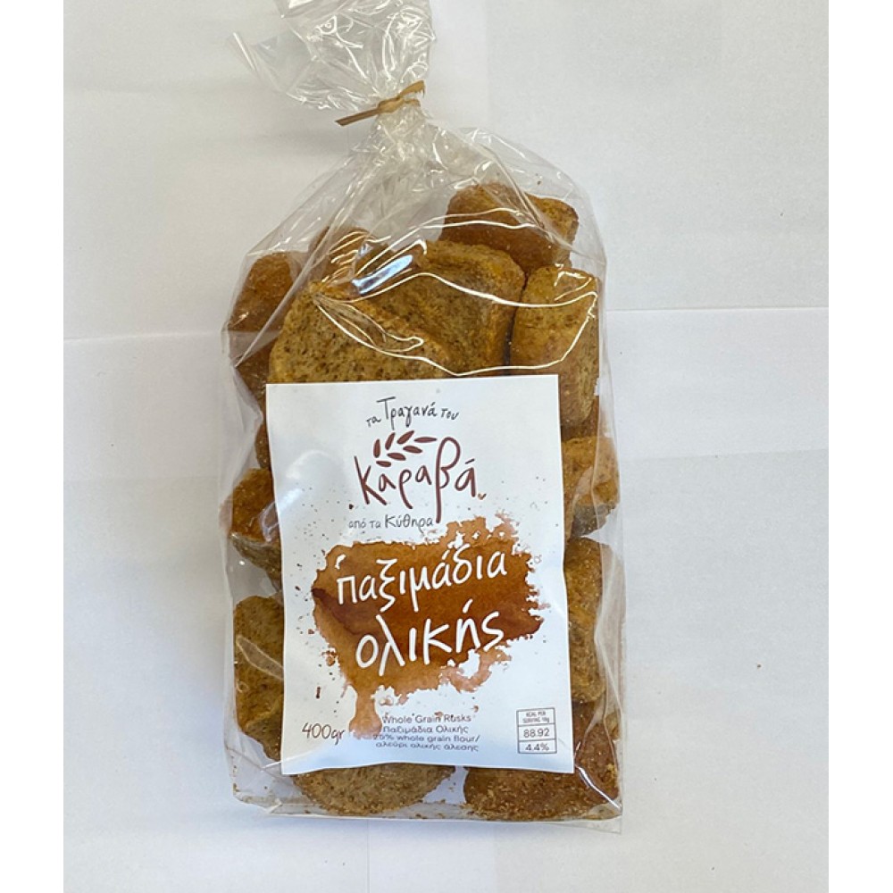 Παξιμάδια Ολικής Άλεσης Κυθήρων